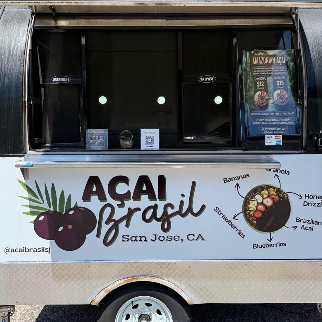 The Açaí Brasil SJ truck